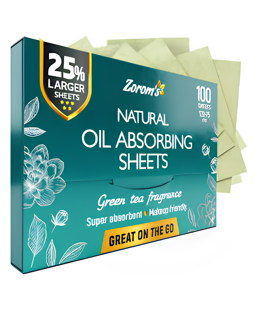 Natural Oil Absorbing Sheets - 100 sheets