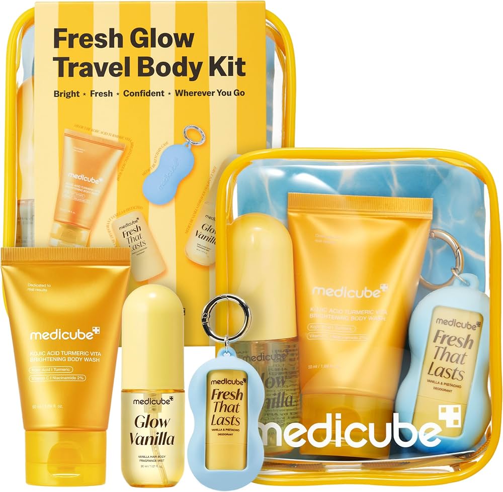 MEDICUBE - Fresh Glow Body Kit - Desodorante/Mist corporal/Body Wash